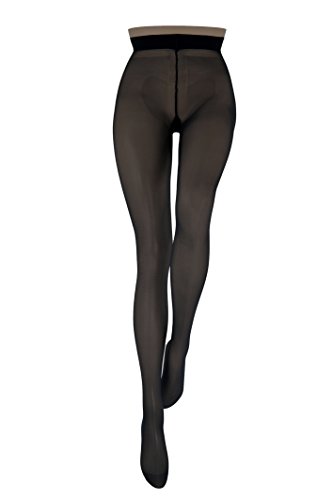 Le Bourget Damen ACTIV Legs Compression FORTE Strumpfhose, 60 DEN, Schwarz (Noir 133), X-Large von Le Bourget