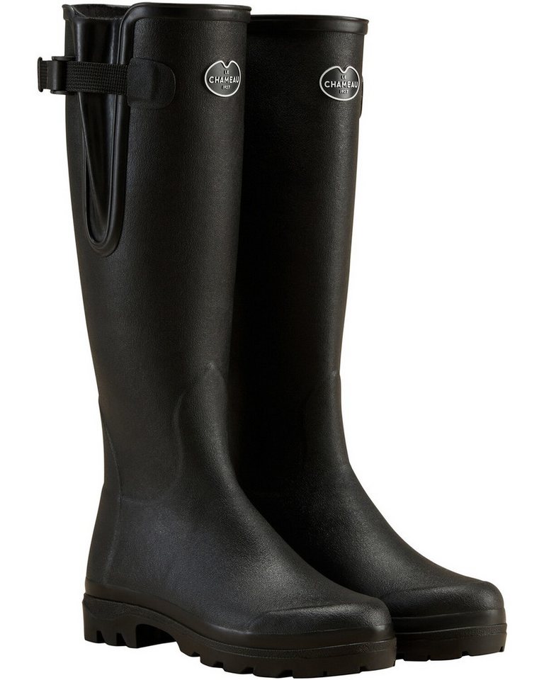 Le Chameau Damen Gummistiefel Vierzon Jersey Gummistiefel Stoßdämpfend von Le Chameau