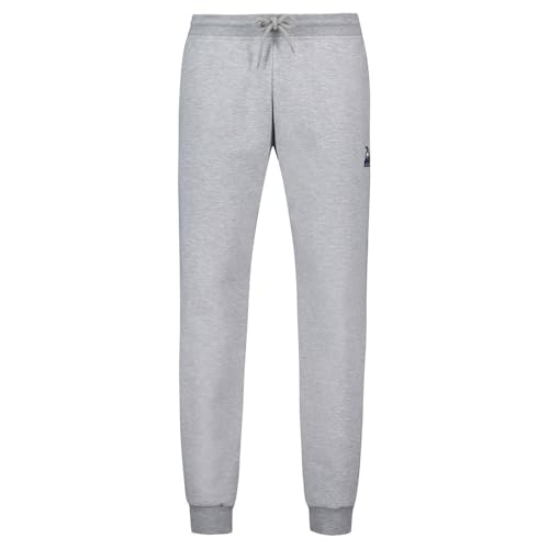 LE COQ SPORTIF Herren ESS Pant Regular Nr. 4 M, Grau meliert Hose, Hellgrau, XXL von Le Coq Sportif