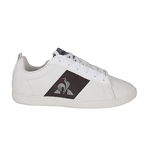 Le Coq Sportif Courtclassic Gs Leichtathletik-Schuh, Optisches Weiß/Dunkelbraun, 38 EU von Le Coq Sportif