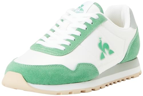 Le Coq Sportif Damen Astra_2W Optical White/Green Sneaker, 36 EU von Le Coq Sportif