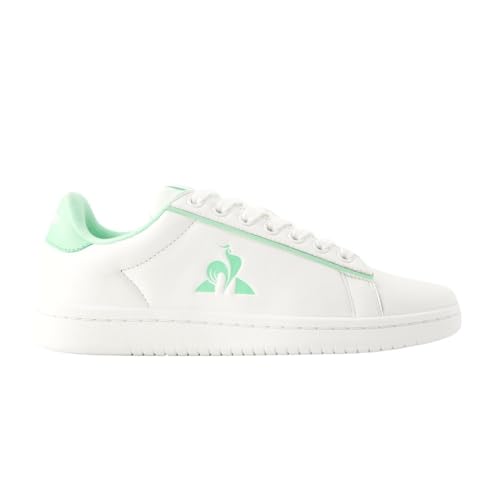 Le Coq Sportif Damen LCS Court Clean W Optical White/Green Sneaker, 39 EU von Le Coq Sportif