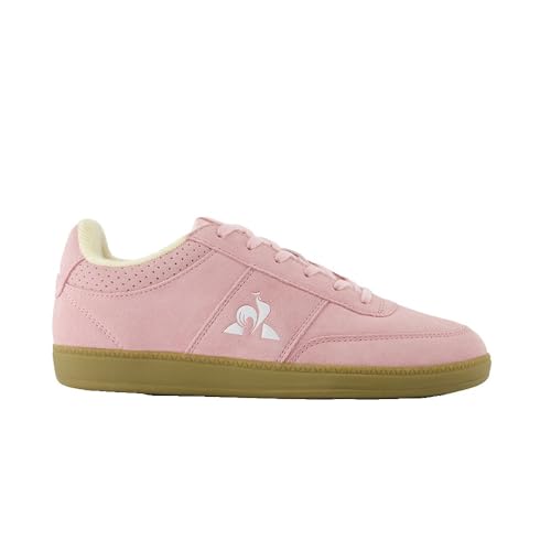 Le Coq Sportif Damen LCS Derby Suede Sneaker, Veiled Pink Gum, 38.5 EU von Le Coq Sportif