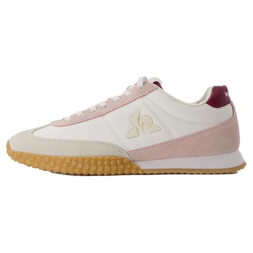 Le Coq Sportif Damen Veloce I W Sneaker, Bone White Mauve Chalk, 41 EU von Le Coq Sportif