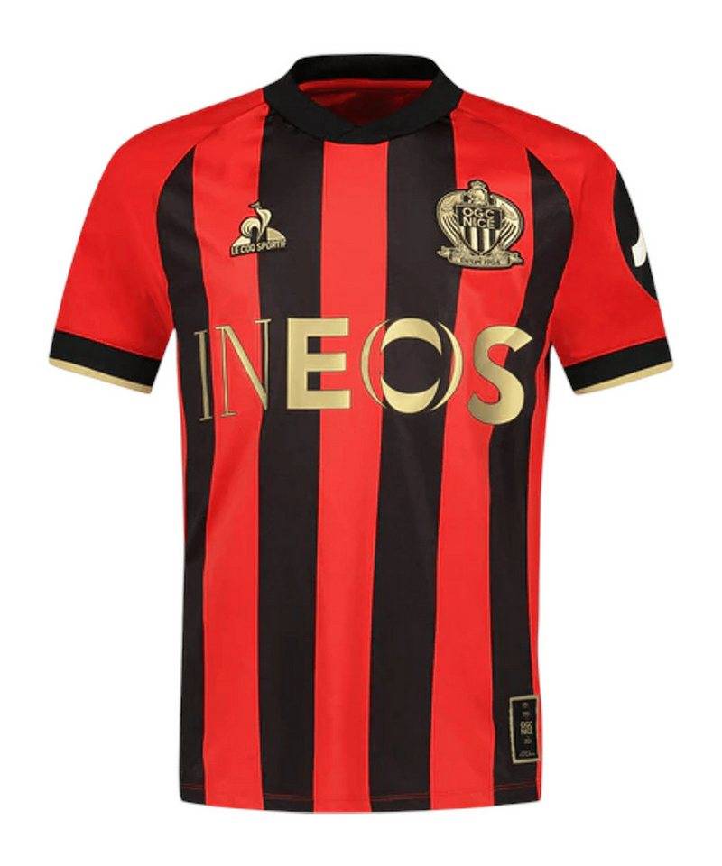 Le Coq Sportif Fußballtrikot OGC Nizza Trikot Home 2024/2025 Kids Ligue 1 von Le Coq Sportif