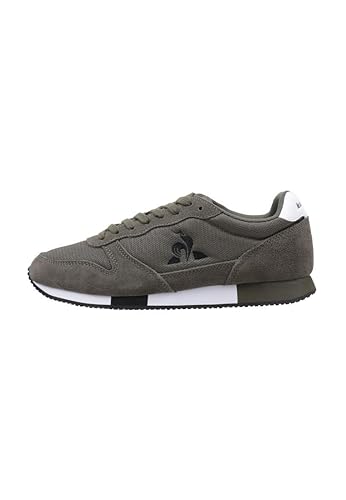 Le Coq Sportif Herren Alpha Sport Sneaker, Olivgrün/Schwarz (Olive Night Black), 40 EU von Le Coq Sportif