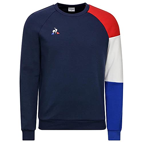 Le Coq Sportif Herren Crew Sweat Presentation Tri Nr. 1 M Dressle COQ Sportif Größe 4XL Sweatshirt, Blau (Dress Blues), 4X-Large von Le Coq Sportif