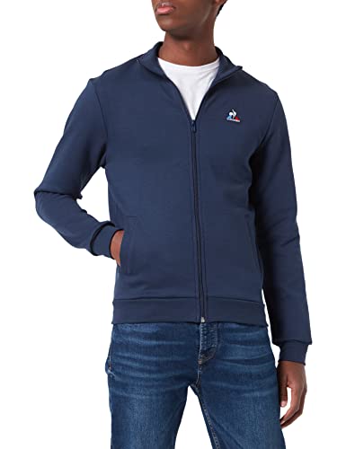 Le Coq Sportif Herren ESS Fz Sweat N°3 M Sweatshirt, Blau (Dress Blues), M von Le Coq Sportif