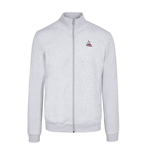 Le Coq Sportif Herren ESS Fz Sweat N°3 M Sweatshirt, Grau Chiné Clair, M von Le Coq Sportif