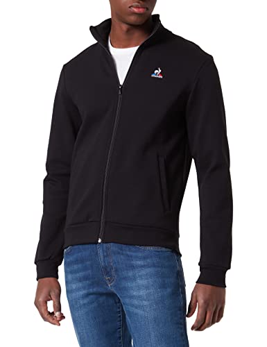 Le Coq Sportif Herren ESS Fz Sweat N°3 M Sweatshirt, schwarz, S von Le Coq Sportif