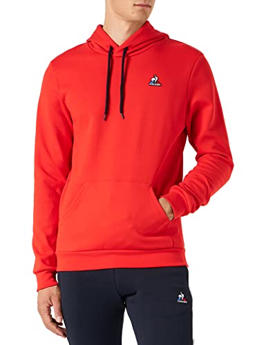 Le Coq Sportif Herren ESS Hoody Nr. 1 M Kapuzenpullover, Tech Red, M von Le Coq Sportif