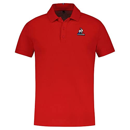 Le Coq Sportif Herren ESS Polo Ss N°2 M Electrole COQ Sportif Hombre Talla XL Unterhemd, Rot (Rouge Electro) von Le Coq Sportif