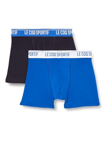 Le Coq Sportif Herren ESS SSVET Lot de 2 Boxer M bleu Electro/Retroshorts, bleu Electro/Sky Captain, von Le Coq Sportif