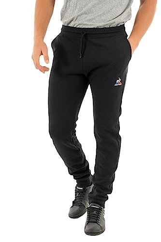 Le Coq Sportif Herren ESS Slim Pant Nr. 1 M Black Hose, Schwarz, L von Le Coq Sportif