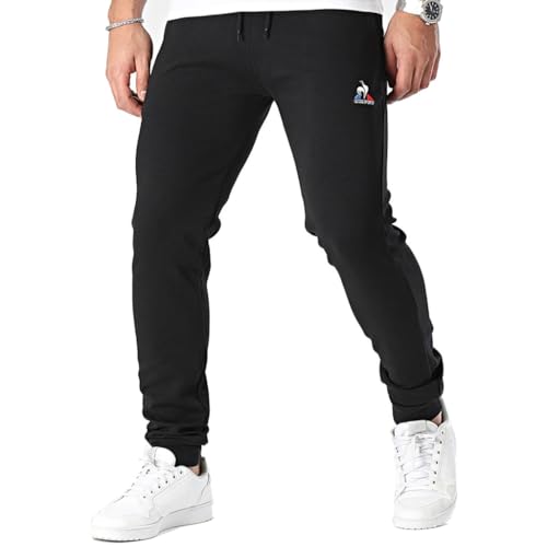 Le Coq Sportif Herren ESS Slim Pant Nr. 1 M Black Hose, Schwarz, L von Le Coq Sportif