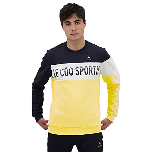 Le Coq Sportif Herren Saison 2 Crew Sweat Nr. 1 M Pullover, Sky Capt./N.Opt.White/L.Zest, L Le Coq Sportif Herren Saison 2 Crew Sweat Nr. 1 M Pullover, Sky Capt./N.Opt.White/L.Zest, L von Le Coq Sportif