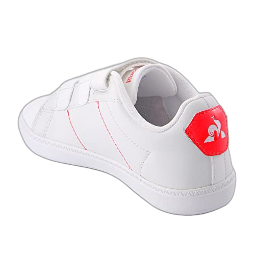 Le Coq Sportif Modische Sneaker Mädchen-Schuhe, Weiß (Optical White), 34 EU von Le Coq Sportif