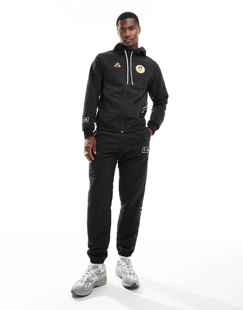 Le Coq Sportif - Paris 2024 Olympics - Kapuzenpullover in Schwarz von Le Coq Sportif