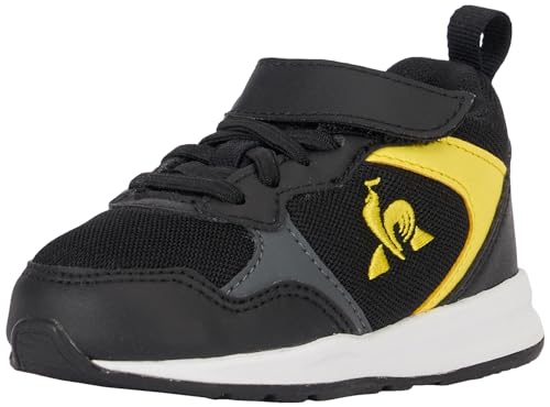 Le Coq Sportif R500 Inf Black/Blazing Yellow Sneaker, 21 EU von Le Coq Sportif