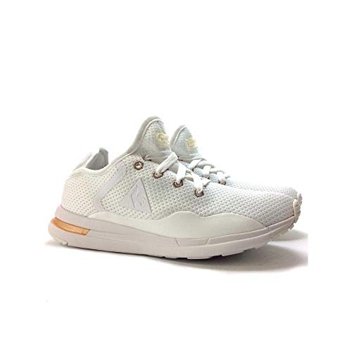 Le Coq Sportif Solas W Sparkly/S Leather Sneaker Damen Weiss - 36 - Sneaker Low von Le Coq Sportif