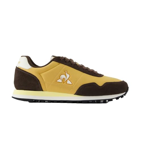 Le Coq Sportif Unisex Astra_2 Sneaker, Spruce Yellow Chocolate Brown, 42.5 EU von Le Coq Sportif