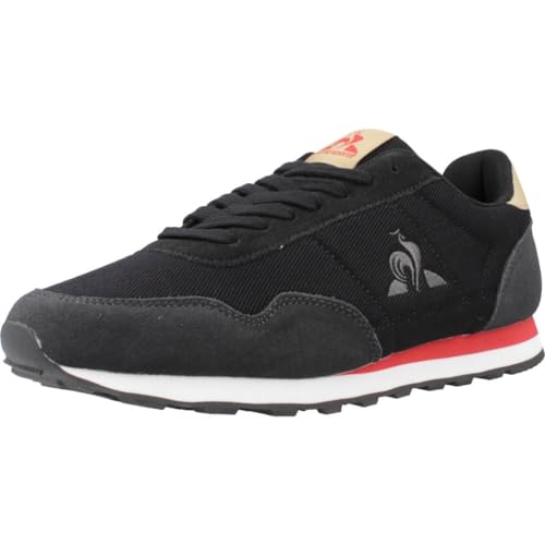 Le Coq Sportif Unisex Astra Twill Sneaker, schwarz/grau (Black Charcoal), 44 EU von Le Coq Sportif