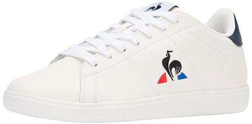 Le Coq Sportif Unisex Courtset_2 Optical White/Dress Blue Sneaker, 42 EU von Le Coq Sportif