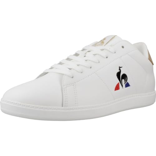 Le Coq Sportif Unisex Courtset_2 Optical White/Tan Sneaker, 40 EU von Le Coq Sportif