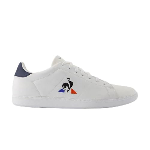 Le Coq Sportif Unisex Courtset_2 Sneaker, Optical White Dress Blue, 43 EU von Le Coq Sportif