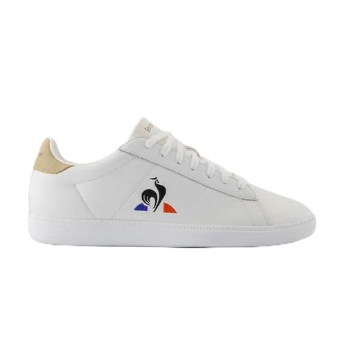 Le Coq Sportif Unisex Courtset_2 Sneaker, Optical White Tan, 40 EU von Le Coq Sportif