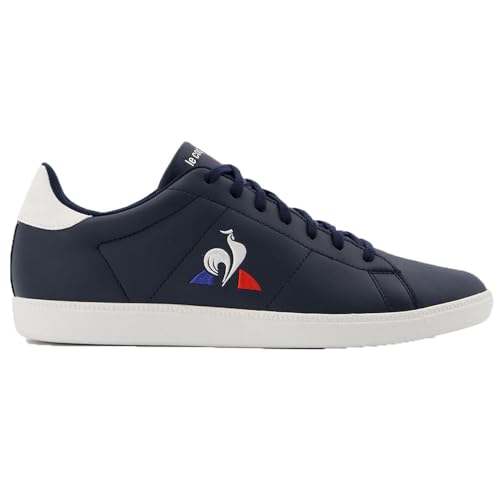 Le Coq Sportif Unisex Courtset Dress Blue/Optical White Sneaker, Kleid-Blau/Weiß, 43 EU von Le Coq Sportif