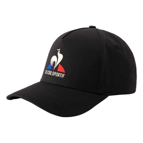 Le Coq Sportif Unisex ESS Cap Nr. 1 Black S/M Baseballkappe, Schwarz, 54 von Le Coq Sportif