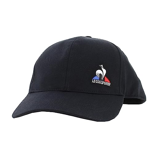 Le Coq Sportif Unisex ESS Cap Nr. 2 Black Baseballkappe, schwarz, Einheitsgröße von Le Coq Sportif