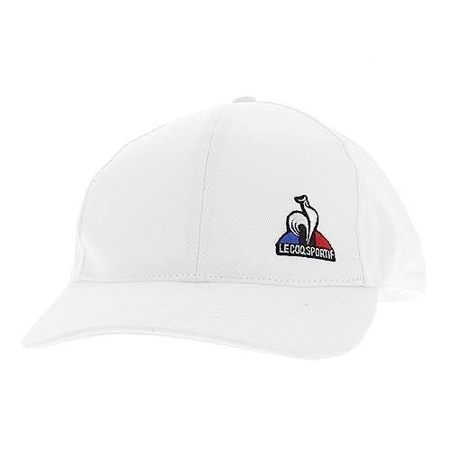 Le Coq Sportif Unisex ESS Cap Nr. 2 New Optical White Baseballkappe, Einheitsgröße von Le Coq Sportif