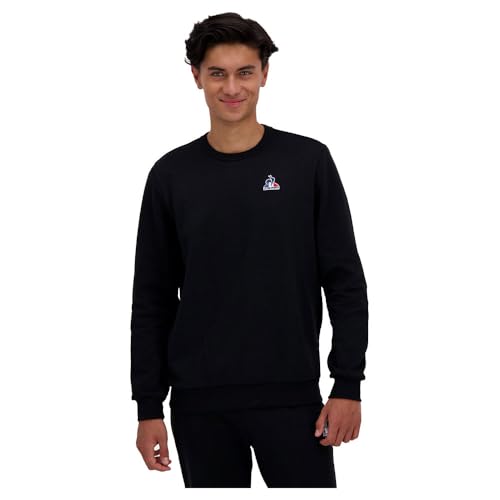 Le Coq Sportif Unisex ESS Crew Sweat N°1 M Pullover, Schwarz, XXL Größen von Le Coq Sportif