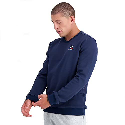 Le Coq Sportif Unisex ESS Crew Sweatshirt, Nr. 4 M Dress Blues Pullover, Medium von Le Coq Sportif