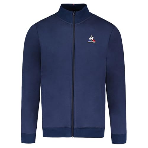 Le Coq Sportif Unisex ESS Fz Sweatshirt Nr. 4 M Dress Blues Trainingsjacke, X-Large von Le Coq Sportif