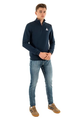 Le Coq Sportif Unisex ESS Halfzip N°1 M Pullover, blau, L von Le Coq Sportif