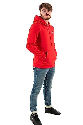 Le Coq Sportif Unisex ESS Hoody Nr. 2 M Electro-Rot Kapuzenpullover, Large von Le Coq Sportif