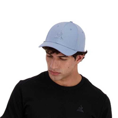 LE COQ SPORTIF Unisex ESS T/T Cap N°1 Baseballkappe, Faded Denim, 58 von LE COQ SPORTIF