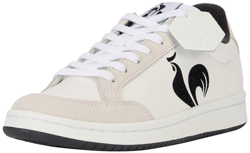 Le Coq Sportif Unisex LCS Court Rooster Optical White/Black Sneaker, 43 EU von Le Coq Sportif