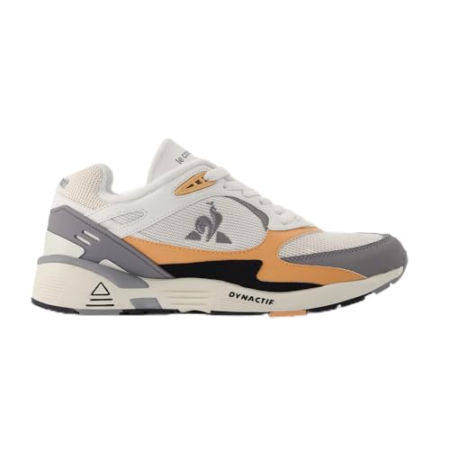 Le Coq Sportif Unisex LCS R1100 Sneaker, Weiß/Gold (Optical White Gold Earth), 36 EU von Le Coq Sportif