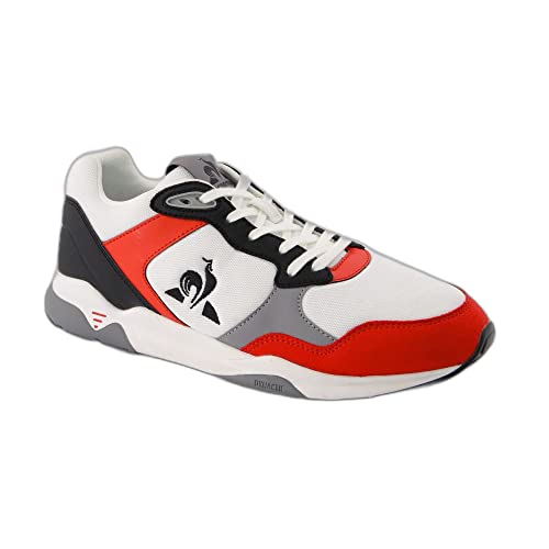 Le Coq Sportif Unisex LCS R500 Farbe Sneaker, Weiß/Rot (Optical White Fiery Red), 42 EU von Le Coq Sportif