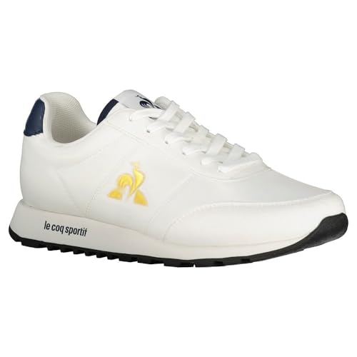 Le Coq Sportif Unisex Racerone_2 Optical White/Gold Sneaker, Optisch Weißgold, 42 EU von Le Coq Sportif