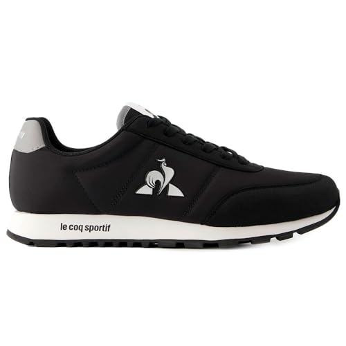 Le Coq Sportif Unisex Racerone_2 Sneaker, Schwarz/silberfarben, 43 EU Le Coq Sportif Unisex Racerone_2 Sneaker, Schwarz/silberfarben, 43 EU von Le Coq Sportif
