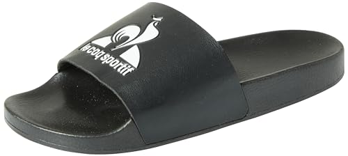 Le Coq Sportif Unisex Slide Hf Fef Full Black/White Sneaker, Schwarz/Weiß, 47 EU von Le Coq Sportif