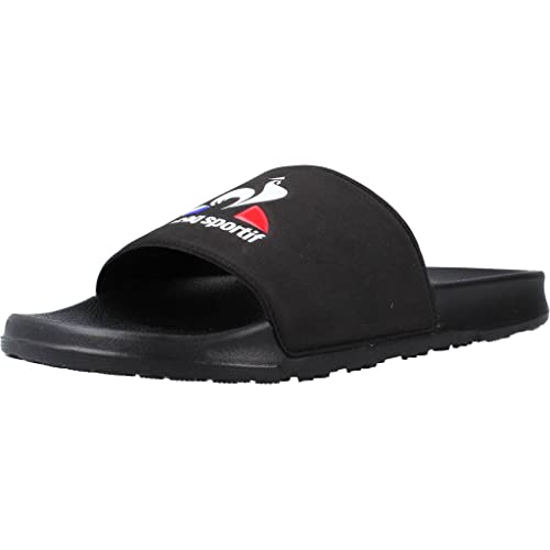 Le Coq Sportif Unisex Slide Logo Schwarz Sneaker, 42 EU von Le Coq Sportif