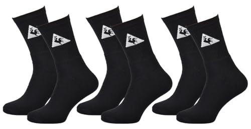 Le Coq Sportif X3 Paar Socken für Herren, Schwarz, K6018, Schwarz , 43-46 von Le Coq Sportif