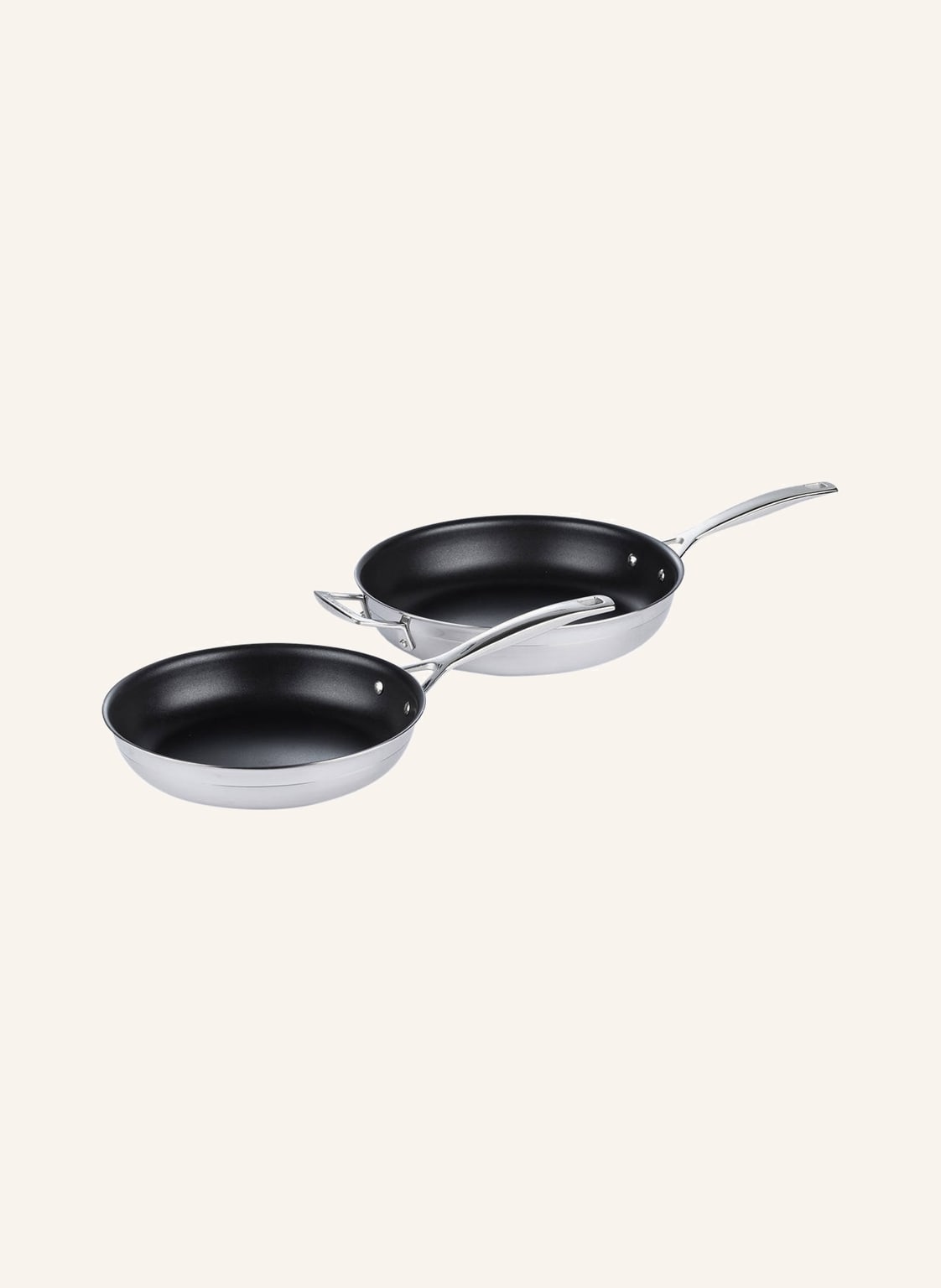 Le Creuset 2-Tlg. Pfannenset 3-Ply silber Le Creuset 2-Tlg. Pfannenset 3-Ply silber von Le Creuset
