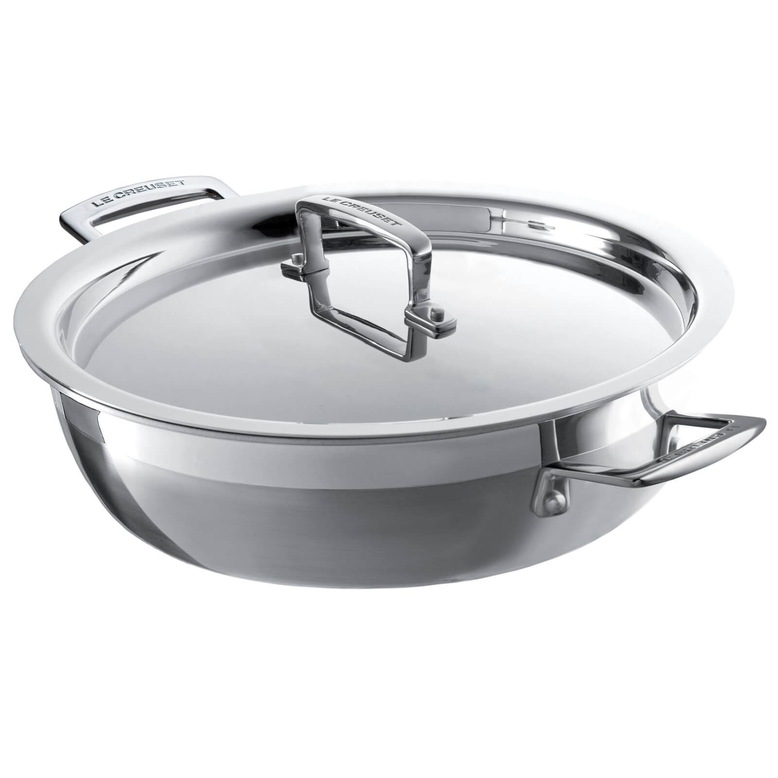 Le Creuset 3-Ply Stainless Steel Shallow Casserole Dish - 26cm von Le Creuset